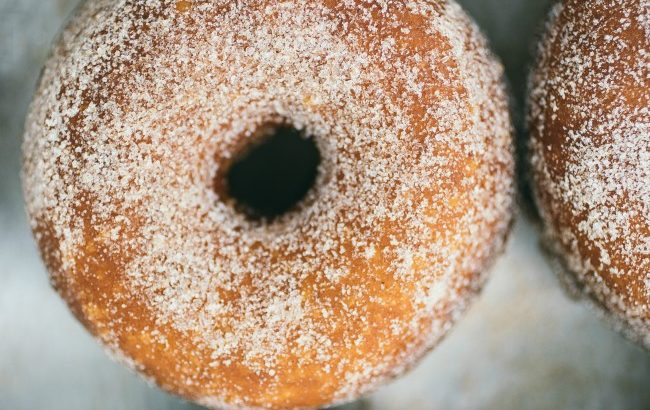 pumpkin brioche doughnuts